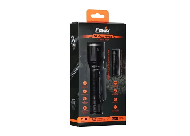 Набір ліхтар Fenix TK16 V2.0 + Fenix E02R Фото 2